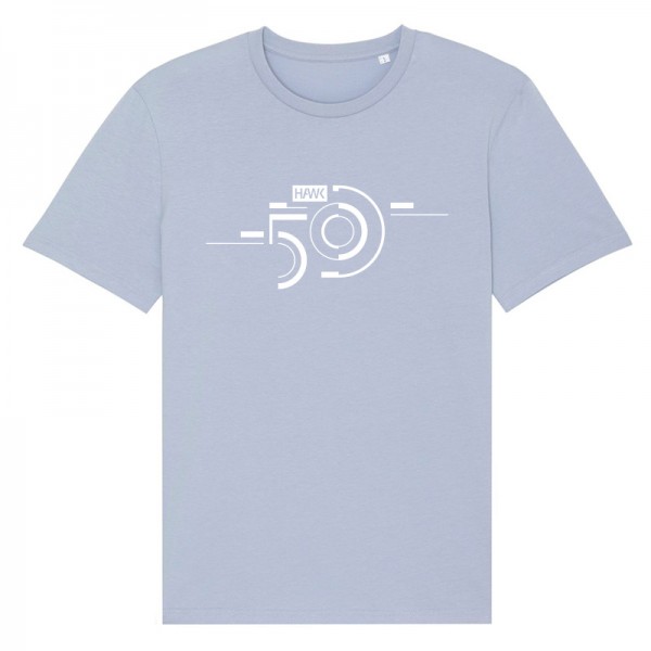 T-Shirt "HAWK 50", Serene Blue